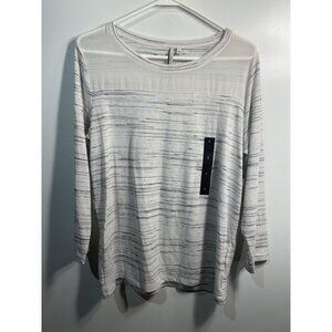 calvin klein jeans womens long sleeve shirt size large